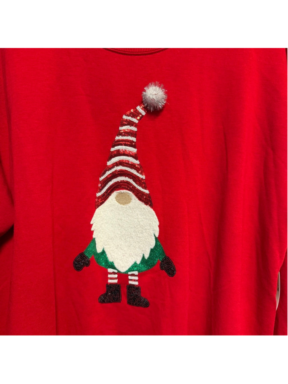 New NWT Women's Philosophy Red Gnome Christmas Pajama Set 2X 2 piece Holiday - Picture 5 of 16